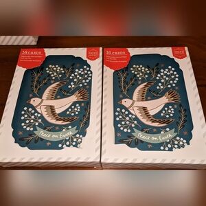 32 Peace On Earth Christmas Holiday Greeting Note Cards Envelopes